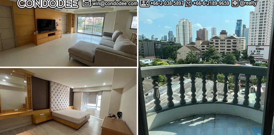 Condo à Watthana, Bangkok, Thaïlande, 3 chambres № 201160