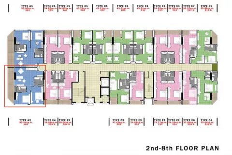 Condominio de 2 dormitorios en Pattaya, Tailandia № 145433 - foto 14