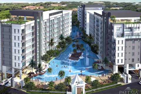 Condominio de 1 dormitorio en Jomtien Beach, Pattaya, Tailandia № 204072 - foto 5
