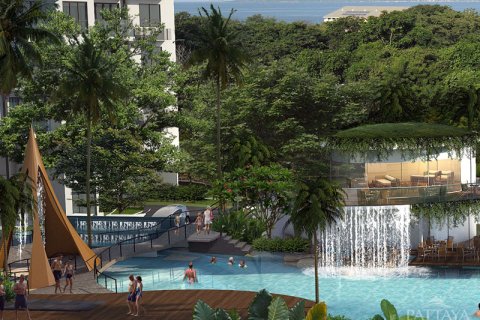 Condominio de 1 dormitorio en Jomtien Beach, Pattaya, Tailandia № 204072 - foto 18