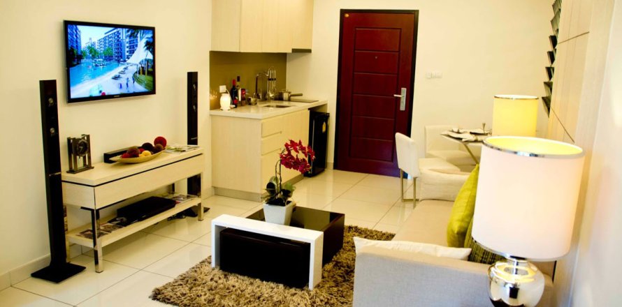 Condominio de 1 dormitorio en Jomtien Beach, Pattaya, Tailandia № 204072