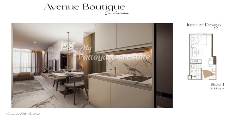 Studio in the Condo in Pattaya, Thailand  № 161409