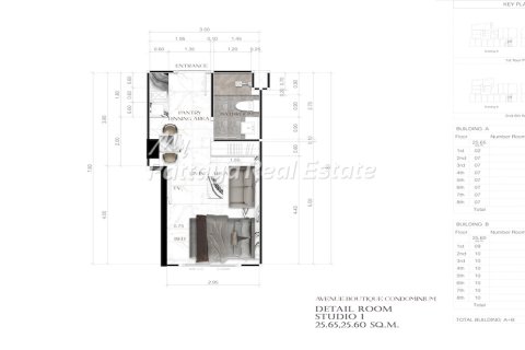 Studio in the Condo in Pattaya, Thailand  № 161409 - photo 5