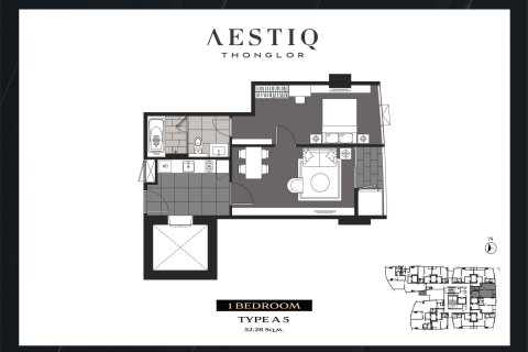Condominio de 1 dormitorio en Bangkok, Tailandia № 165643 - foto 12