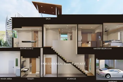 Villa in Kathu, Thailand 4 Schlafzimmer № 179647 - Foto 7