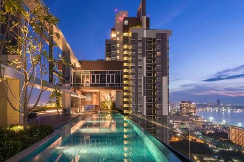 Wohnung in Pattaya, Thailand 2 Zimmer № 233867 - Foto 10