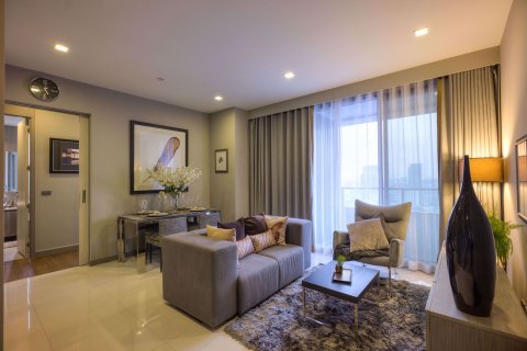Condo à Bang Rak, Bangkok, Thaïlande, 2 chambres  № 48031