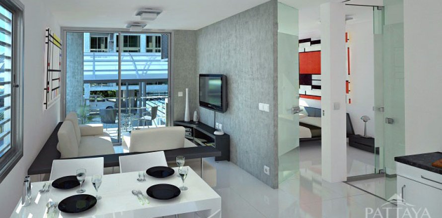 Condominio de 1 dormitorio en Pattaya, Tailandia № 204026
