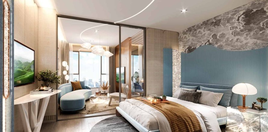 Condominio de 1 dormitorio en Phaya Thai, Bangkok, Tailandia № 170173