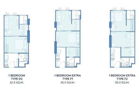 Condominio de 1 dormitorio en Phaya Thai, Bangkok, Tailandia № 170172 - foto 9