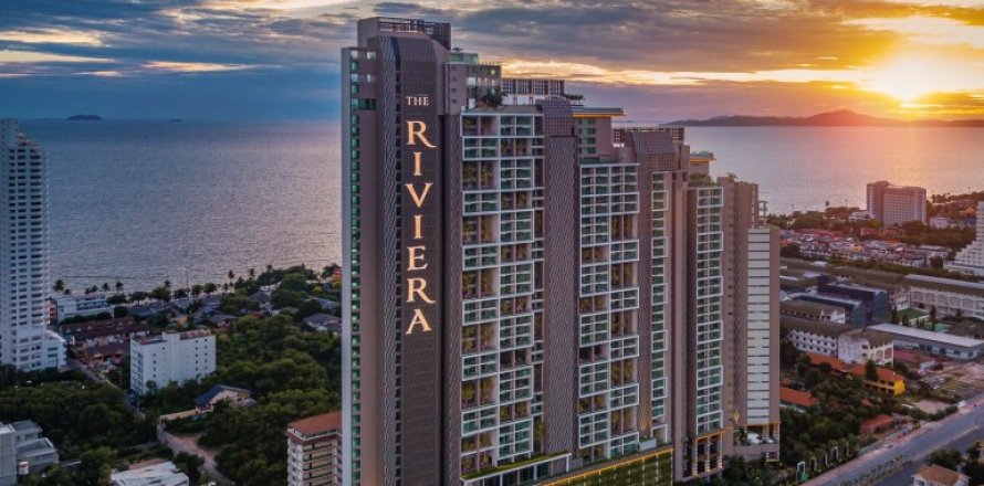 Condominio de 2 dormitorios en Pattaya, Tailandia en The Riviera Jomtien  № 146588