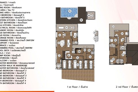 Chalet de 5 dormitorios en Chiang Mai, Tailandia № 146590 - foto 19