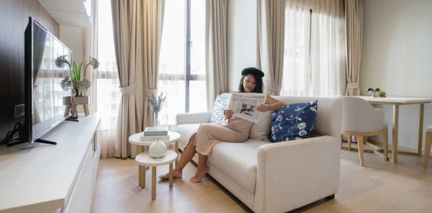 Condominio de 1 dormitorio en Bangkok, Tailandia № 166574