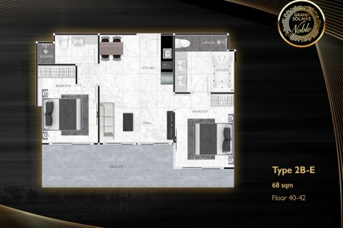 Apartamento de 2 dormitorios en Pattaya, Tailandia № 113369 - foto 20