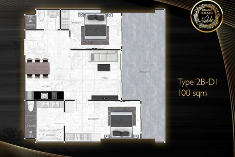 Apartamento de 2 dormitorios en Pattaya, Tailandia № 113369 - foto 18