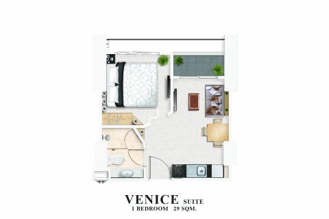 Apartamento de 1 dormitorio en Pattaya, Tailandia № 113364 - foto 17