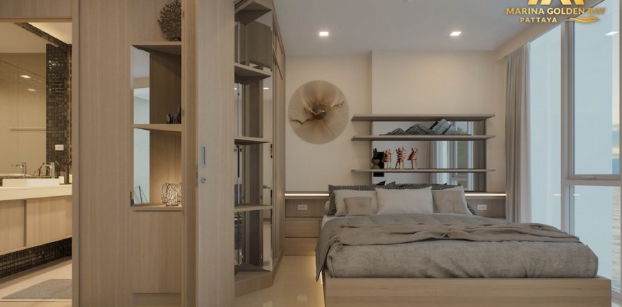 Apartamento de 1 dormitorio en Pattaya, Tailandia № 113364
