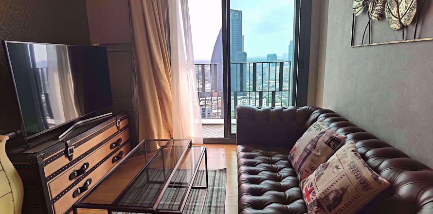 Condominio de 1 dormitorio en Khlong Toei, Bangkok, Tailandia № 55123