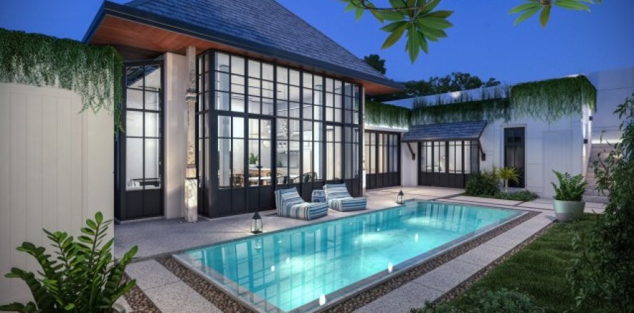 Chalet de 3 dormitorios en Bang Tao, Tailandia № 191219