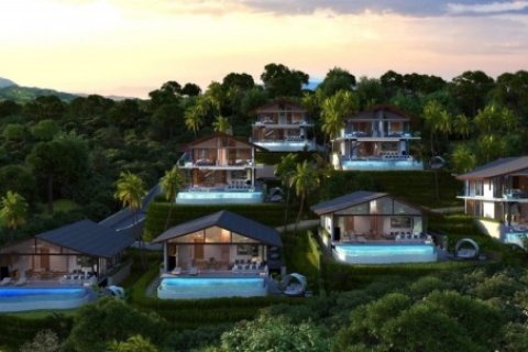 Chalet de 3 dormitorios en Kamala, Tailandia № 191225