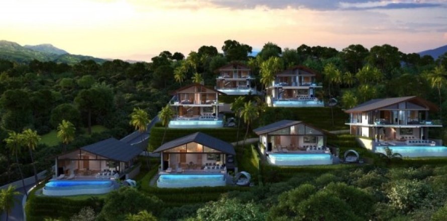Chalet de 3 dormitorios en Kamala, Tailandia № 191225