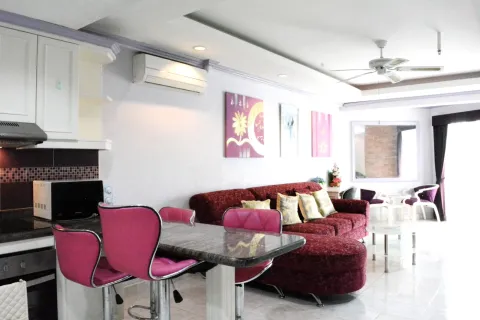 อพาร์ตเมนต์ในพัทยา, ประเทศไทย 1 ห้องนอน № 155494