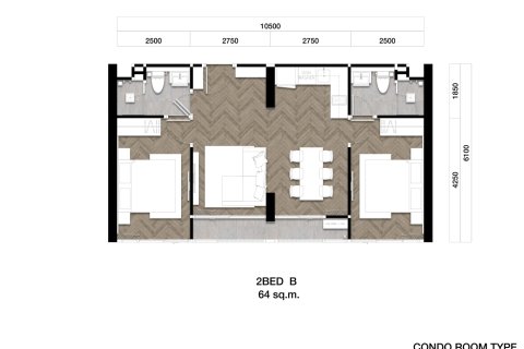 Condo on Layan Beach, Thailand, 2 bedrooms № 170160 - photo 20