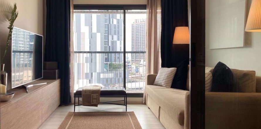 Condo à Bangkok, Thaïlande, 1 chambre à Life Sukhumvit 48 № 54195