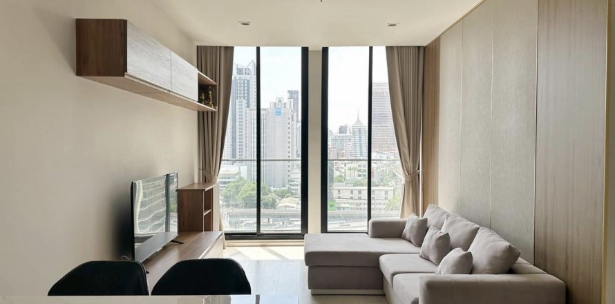 Condominio de 1 dormitorio en Pathum Wan, Bangkok, Tailandia № 133804