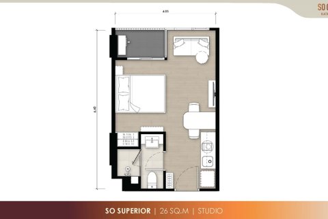 Condominio de 1 dormitorio en Kata, Tailandia № 165562 - foto 4