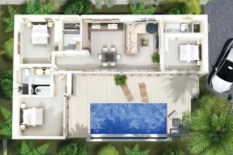 Chalet de 3 dormitorios en Koh Pha Ngan, Tailandia № 165830 - foto 8