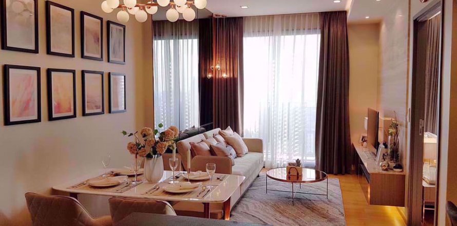 Condominio de 1 dormitorio en Khlong Toei, Bangkok, Tailandia № 57612