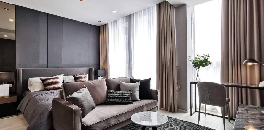 Estudio en el condominio en Pathum Wan, Bangkok, Tailandia № 158687