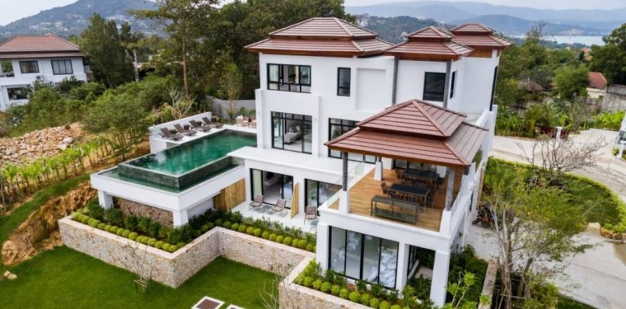 Chalet de 3 dormitorios en Surat Thani, Tailandia № 114053