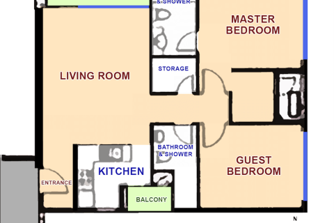 Condominio de 2 dormitorios en Bangkok, Tailandia № 184088 - foto 15