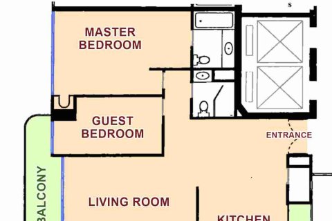 Condominio de 2 dormitorios en Bangkok, Tailandia № 184087 - foto 18
