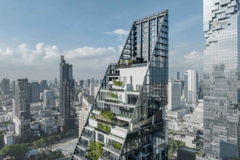 Condo à Bangkok, Thaïlande, 2 chambres № 180819