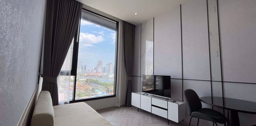 Condominio de 1 dormitorio en Bangkok, Tailandia en CHAPTER CHAROENNAKHORN-RIVERSIDE
  № 57625