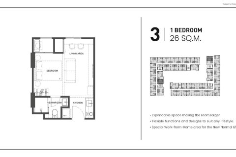 Condominio de 1 dormitorio en Bangkok, Tailandia № 203662 - foto 7