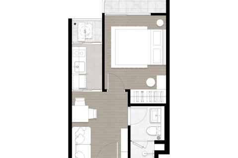 Condominio de 1 dormitorio en Pattaya, Tailandia № 203657 - foto 19