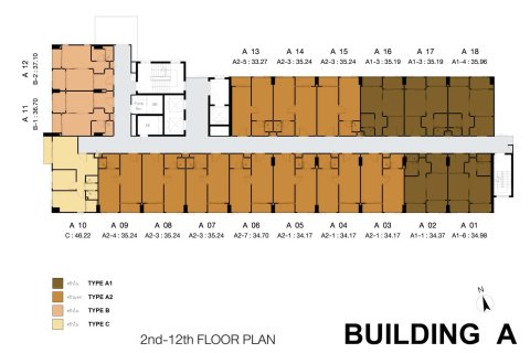 Condominio de 1 dormitorio en Bangkok, Tailandia № 203659 - foto 20