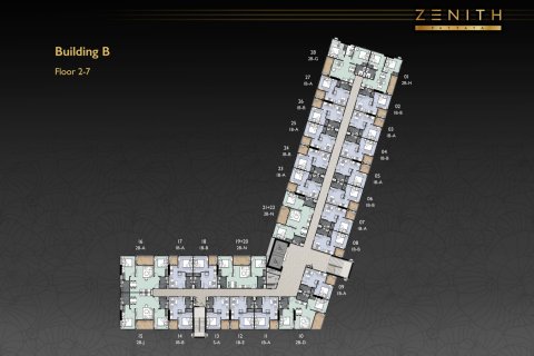Condominio de 2 dormitorios en Bang Lamung, Tailandia № 165190 - foto 10