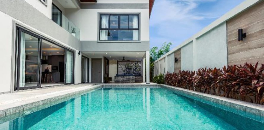 Chalet de 3 dormitorios en Jomtien Beach, Pattaya, Tailandia № 203112