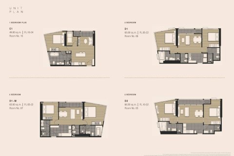 Condo in Bangkok, Thailand, 2 bedrooms  № 166097 - photo 15