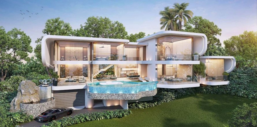 Chalet de 4 dormitorios en Ko Samui, Tailandia № 166091