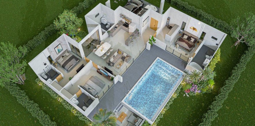 Sobre plano Mandala Villa by Baan Khunyaphat Residences en Phuket, Tailandia № 71846 - foto 1