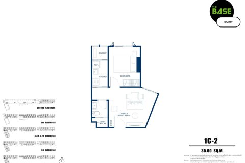 Condominio de 1 dormitorio en Kathu, Tailandia № 166293 - foto 16
