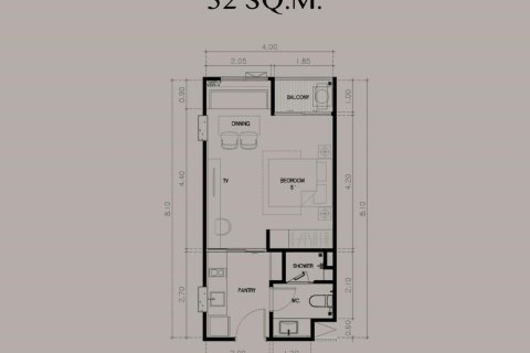 Condominio de 1 dormitorio en Bang Tao, Tailandia № 166287 - foto 12