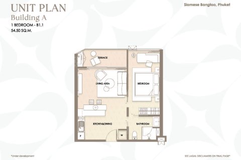 Condominio de 1 dormitorio en Bang Tao, Tailandia № 165371 - foto 6