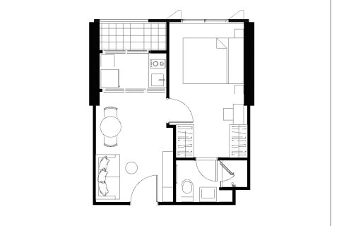 Condominio de 1 dormitorio en Bangkok, Tailandia № 165376 - foto 15